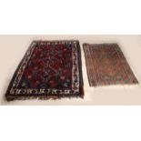 Two antique Persian rugs