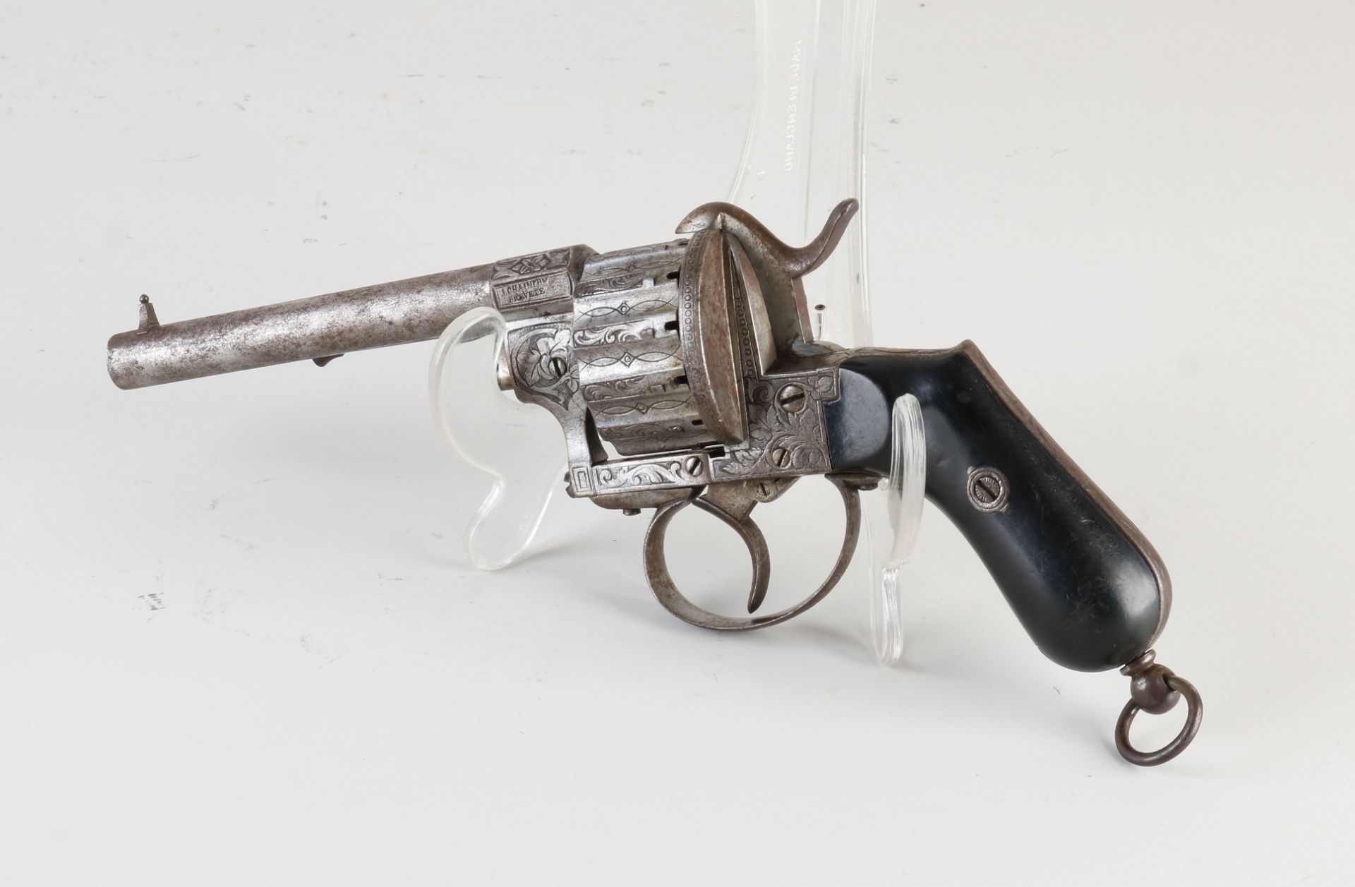 Rare drum revolver, L 24 cm. - Image 2 of 2