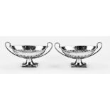 2 Silver Empire spice trays