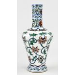 Chinese Ducai vase, H 24.5 cm.