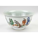 Chinese Familie Verte bowl Ø 20.5 cm.