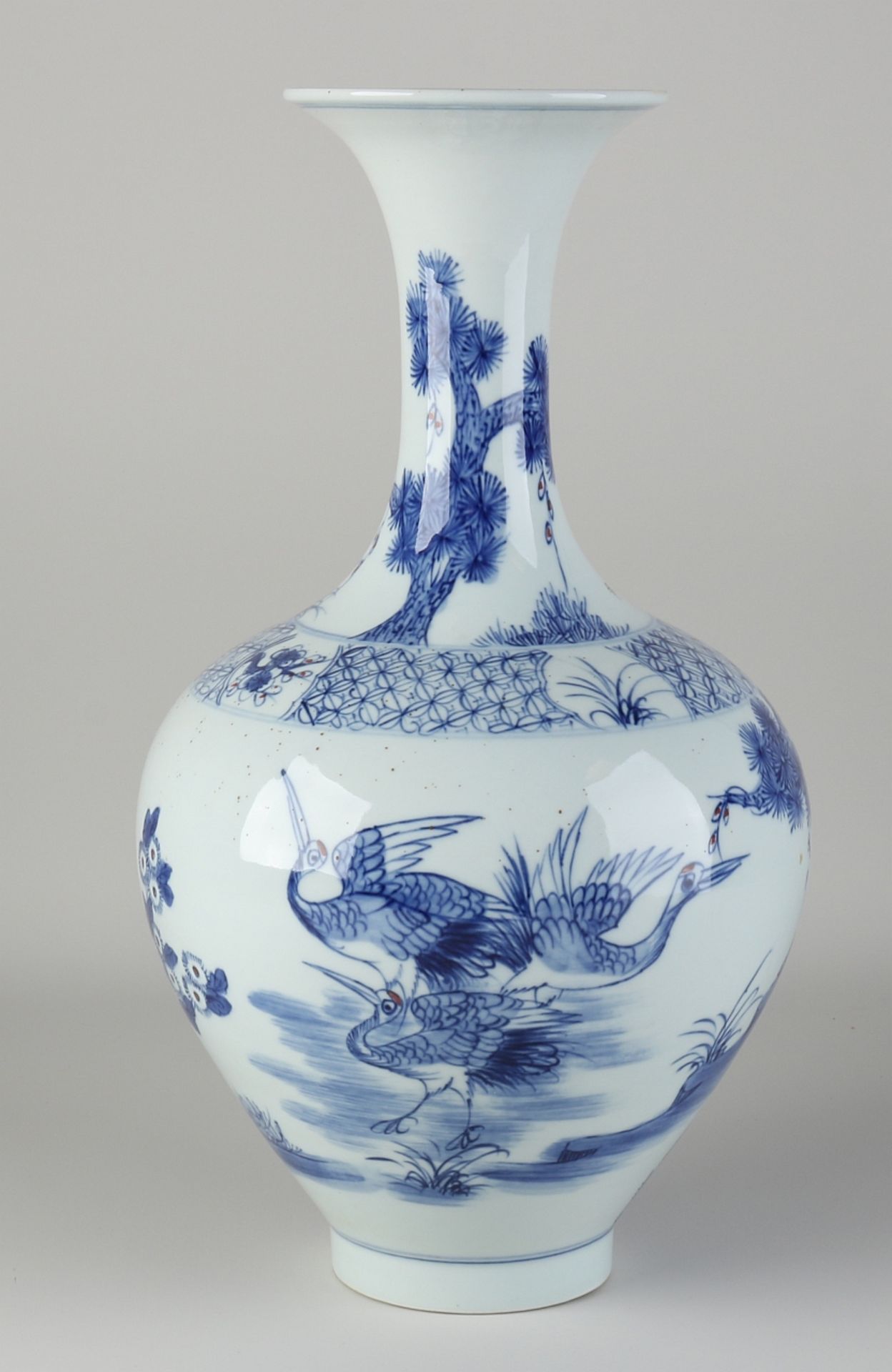 Large Chinese vase, H 36 cm. - Image 2 of 3