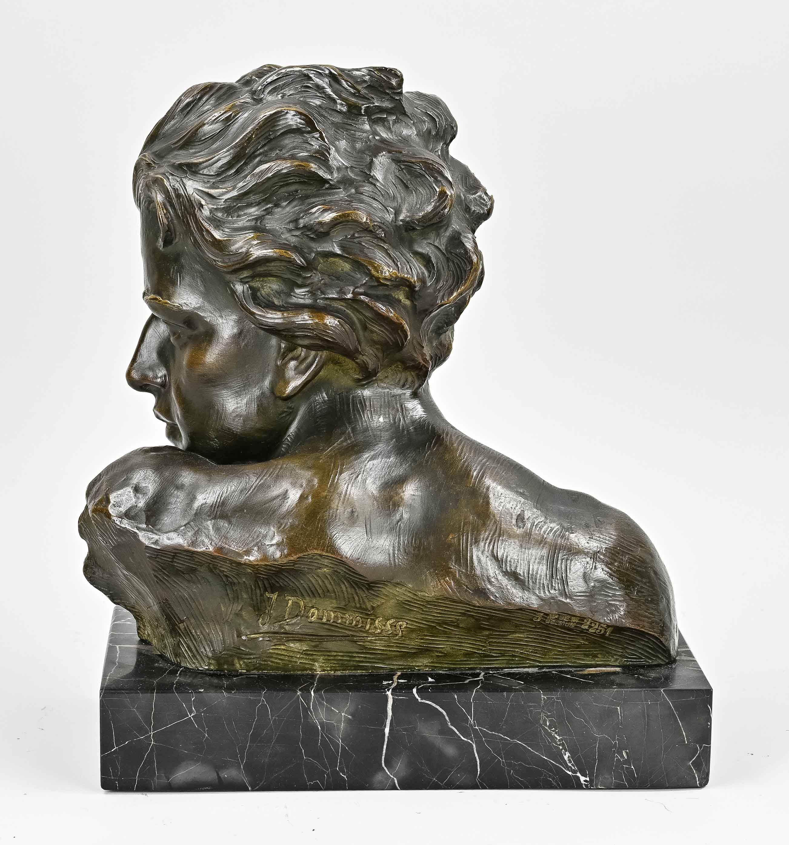 Antique bust by J. Dommisse - Image 2 of 2