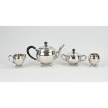 4-piece silver tea set