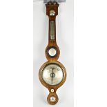 Mahogany barometer, 94 cm.