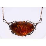 Amber choker