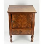 Mahogany bedside table