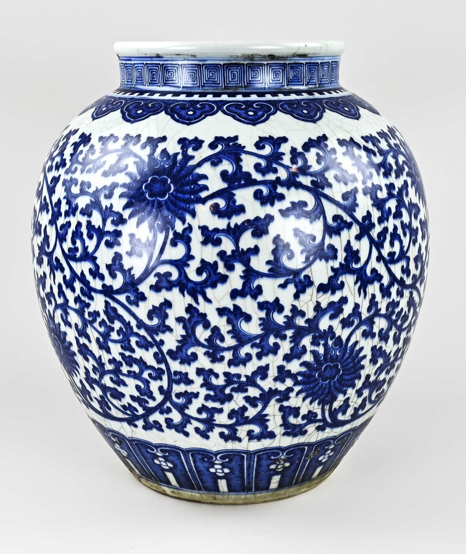 Chinese vase Ø 31 cm. - Image 3 of 3