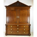 18th century oak cabinet