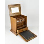 Antique travel writing cabinet, 1900