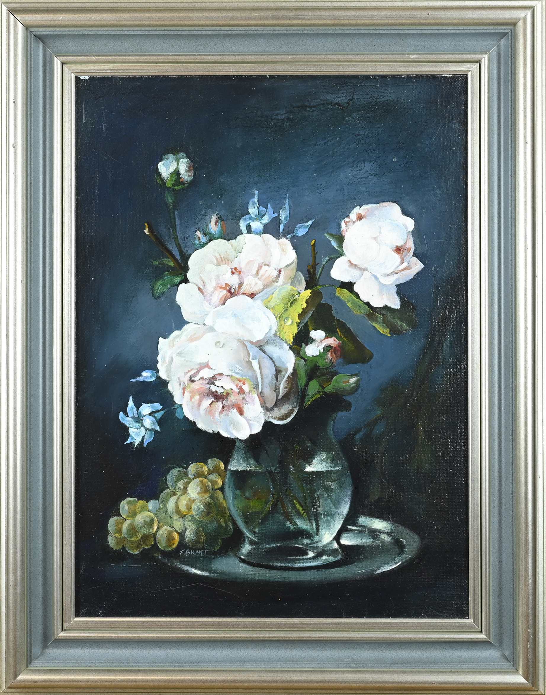 F. Brandt, Vase with roses