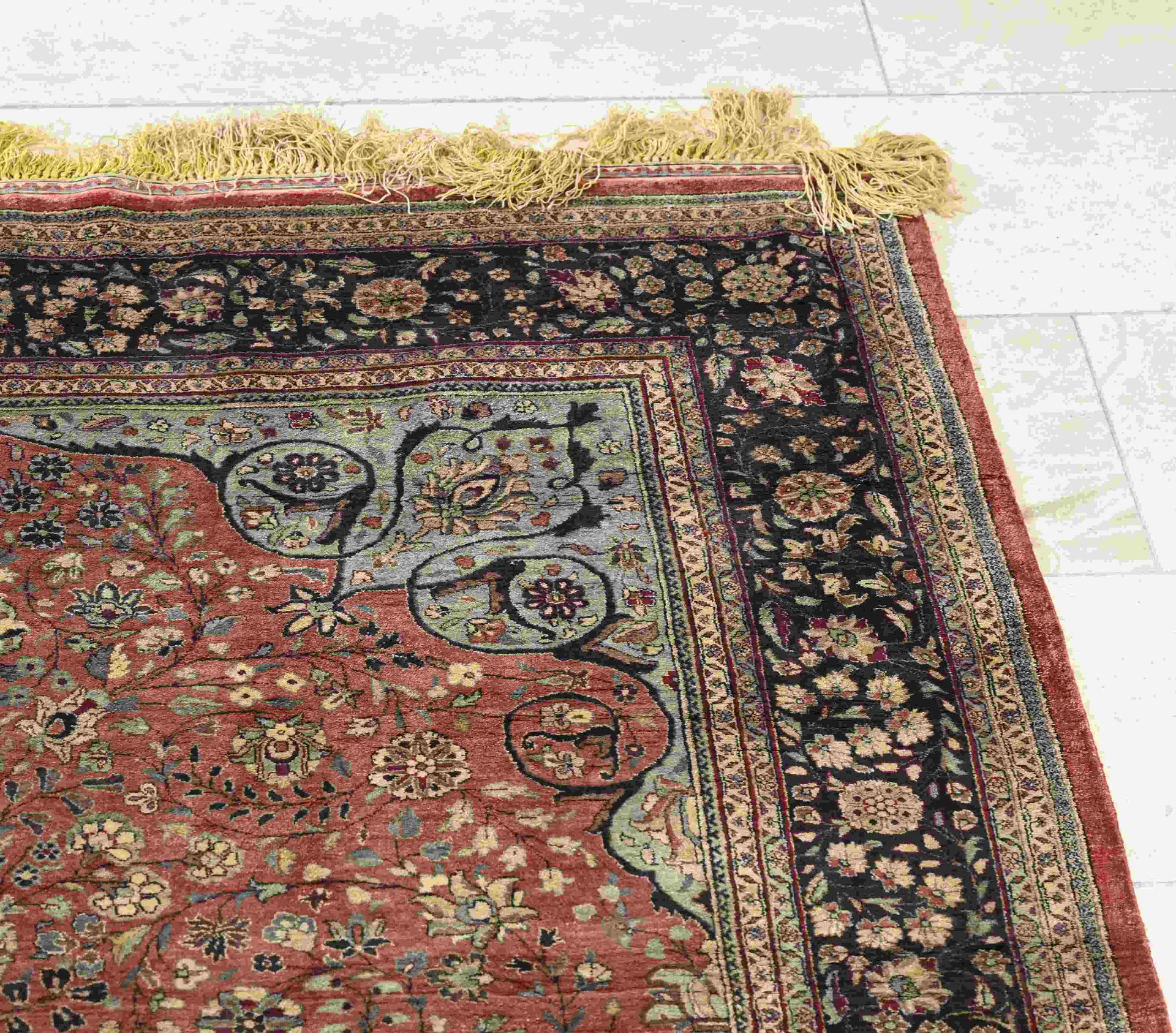 Antique Persian rug, 220 x 148 cm. - Image 3 of 4