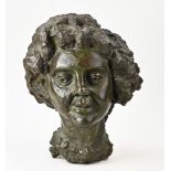 Bronze lady portrait