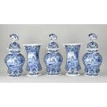 5-Piece Delft cabinet set