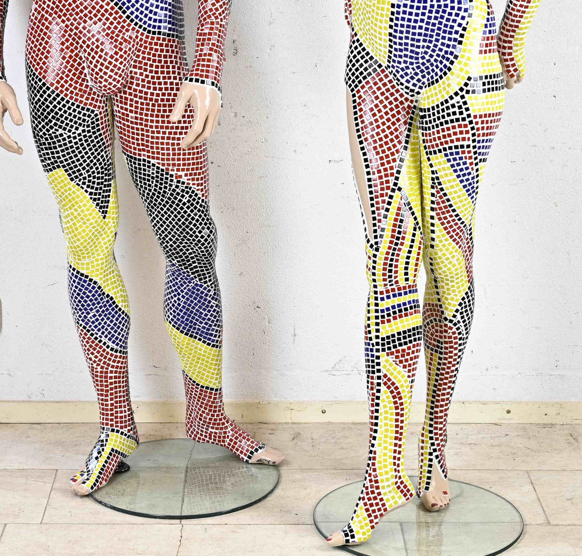 Two rare pop art dolls, H 182 - 190 cm. - Image 3 of 4