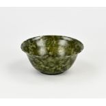 Chinese jade bowl Ø 12.8 cm.
