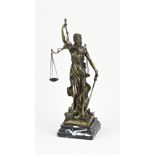 Bronze figure, Lady Justice