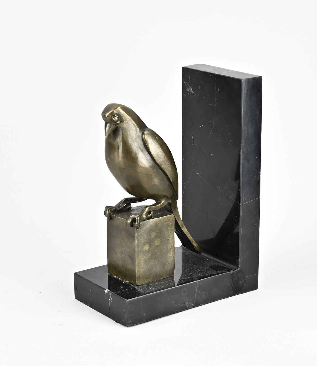 Bronze bookend