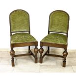 Four antique oak chairs, 1930