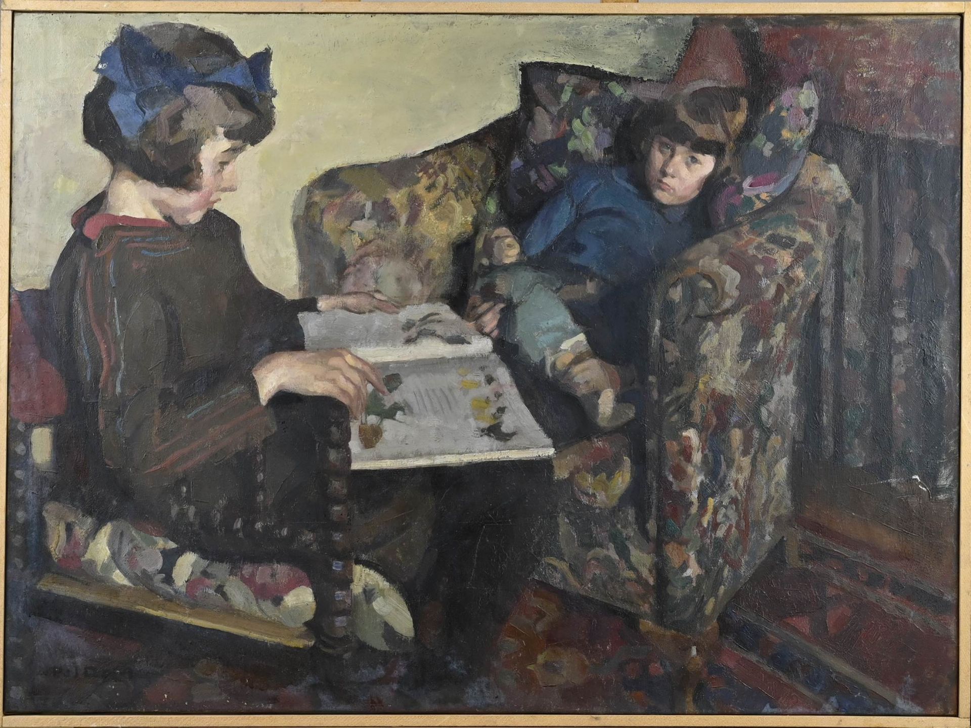 Paul Dom, Two girls in interior