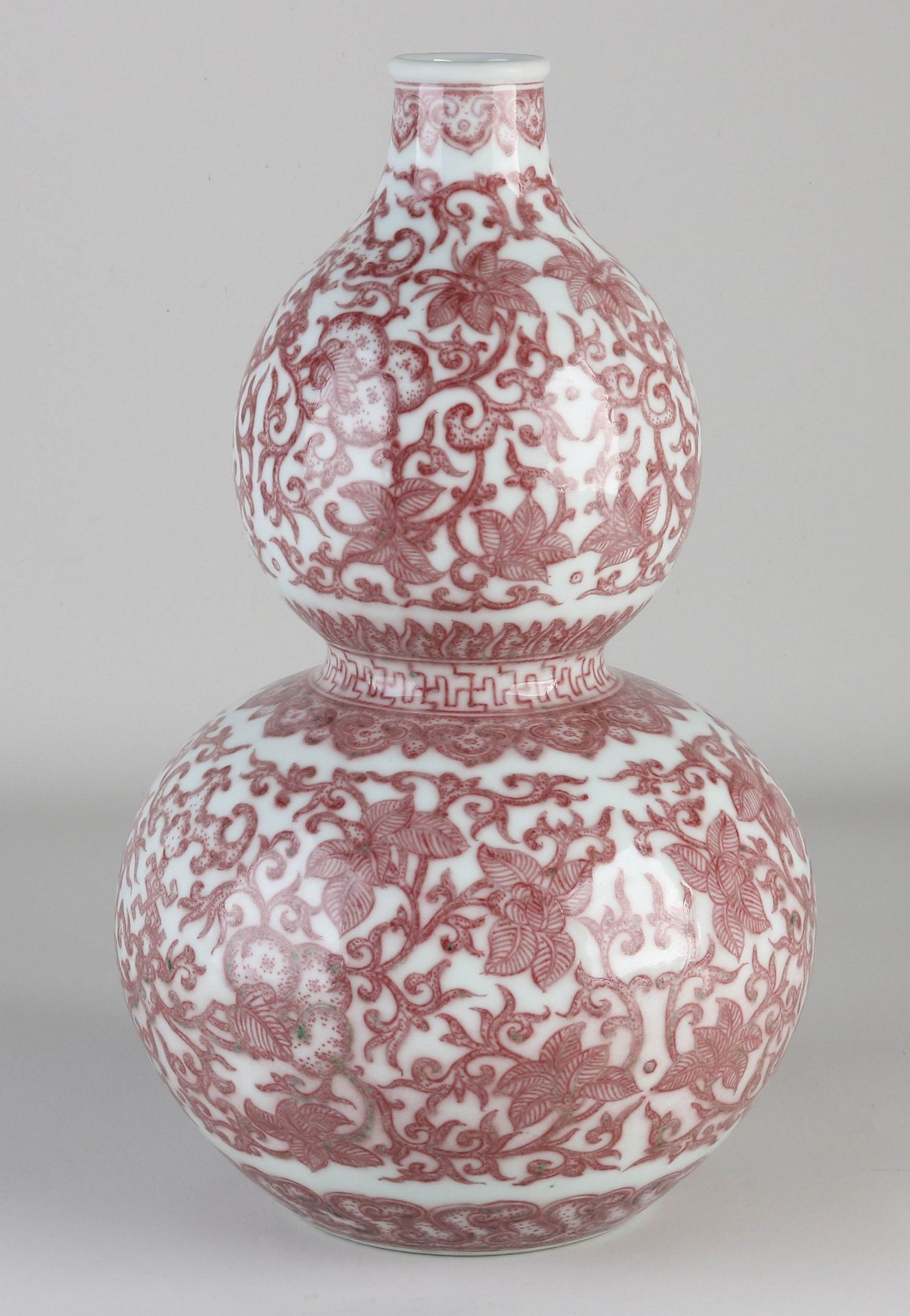 Chinese knob vase, H 32 cm.