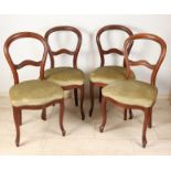 Four Biedermeier chairs