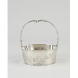 Silver basket with handle