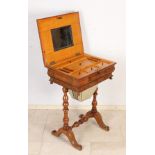 Mahogany sewing table, 1850