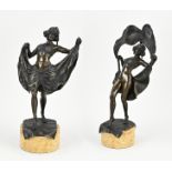 Erotic bronze figure, H 37 cm.