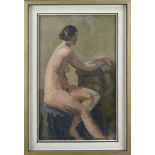 A. Potgieter, Seated female nude