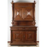 Oak buffet French ca 1880.