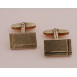 gold cufflinks