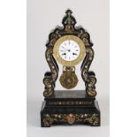 French portal clock, 1870