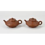 Two 17th - 18th century Chinese teapots