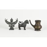 Three parts old/antique bronze