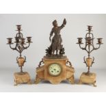 French clock set, 1890