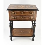 Antique French sewing table