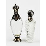 2 perfume bottles