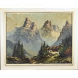 I. Schmidt, Swiss mountain landscape