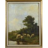 Arend van de Pol, Dutch landscape with sheep
