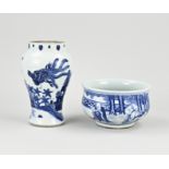 Chinese vase + bowl