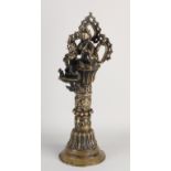 Nepalese oil lamp, H 43 cm.