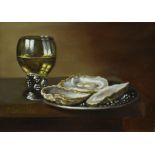 C. Cornelisz , Still life with Roemer with oysters