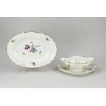 Two parts antique KPM porcelain