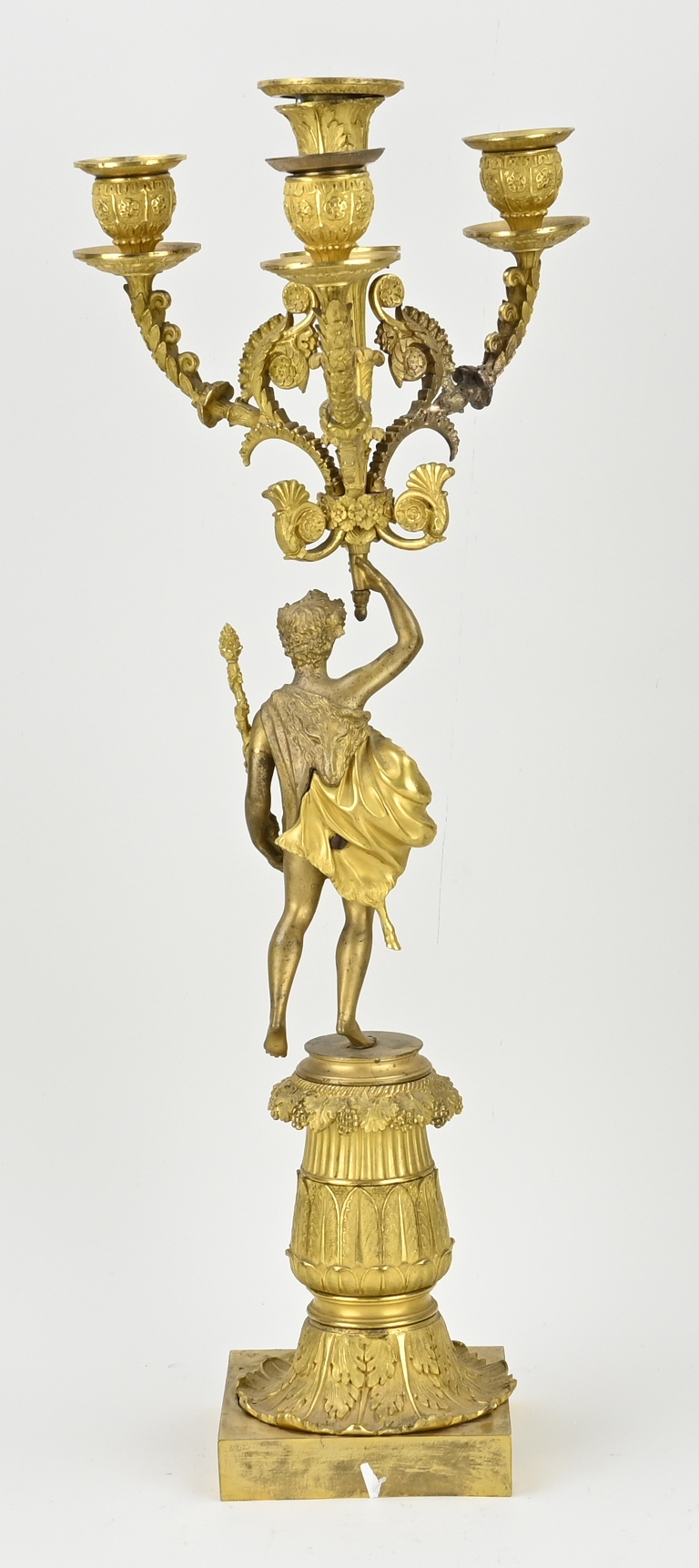 Large French Empire candlestick, H 57 cm. - Image 2 of 3