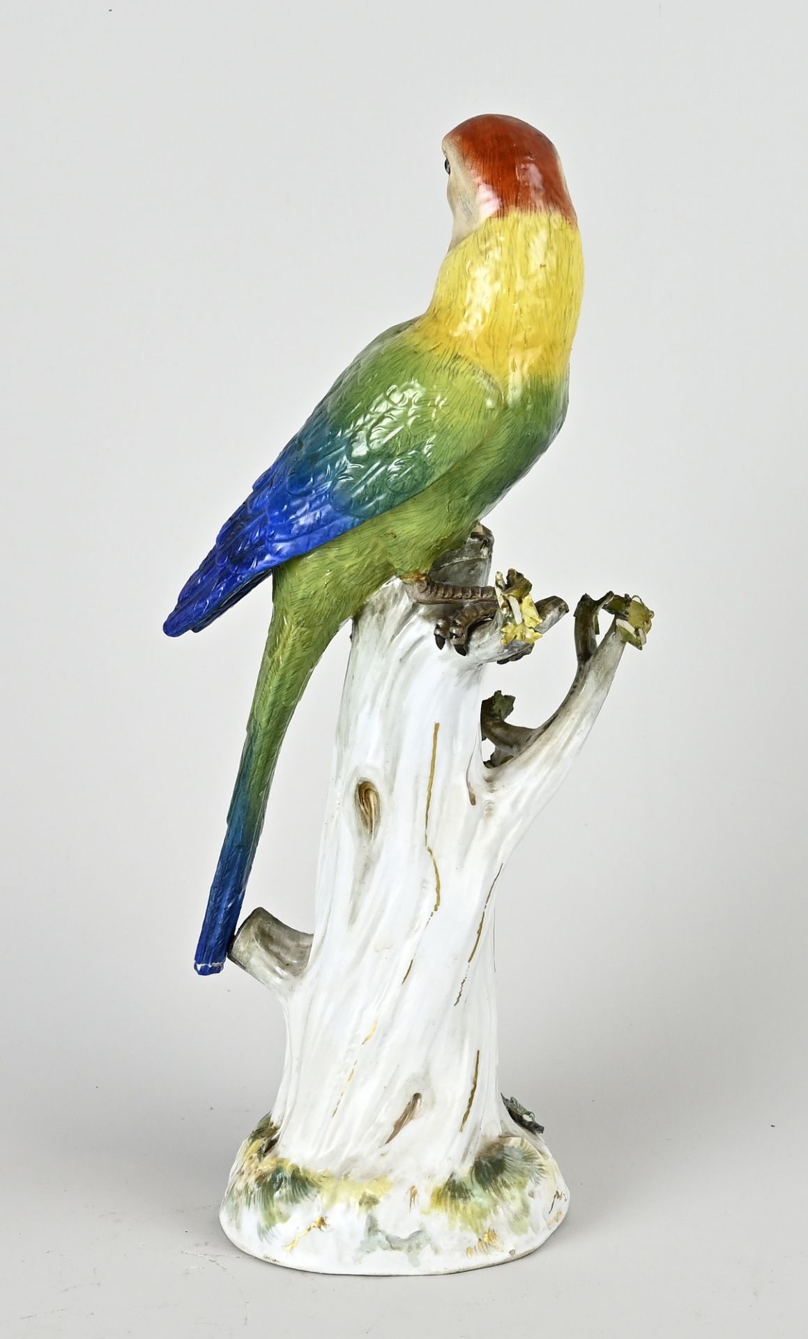 Antique Meissen figure, Parrot type - Image 2 of 3