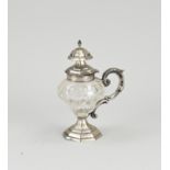 Silver mustard pot