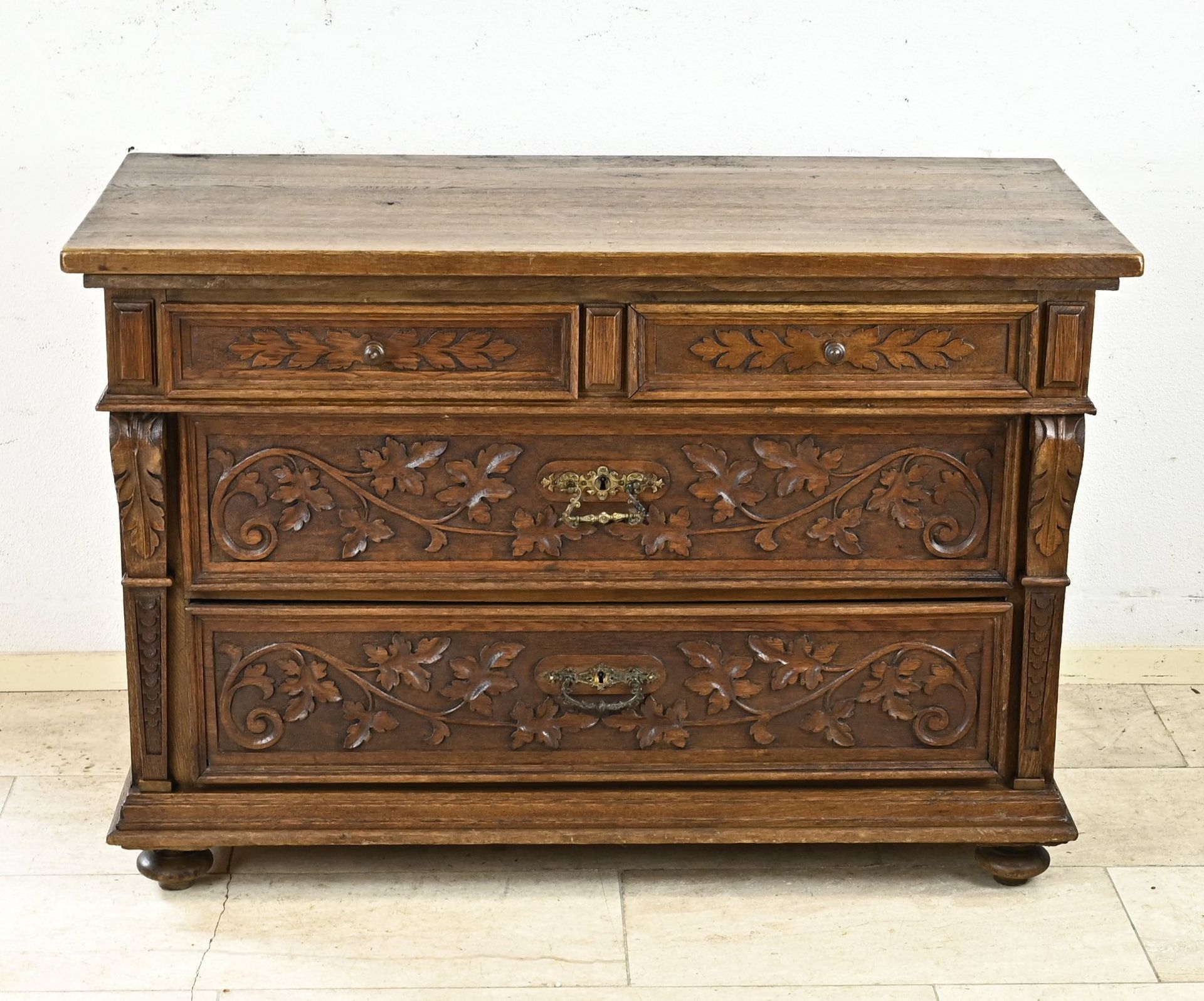 Antique German chest of drawers, 1890