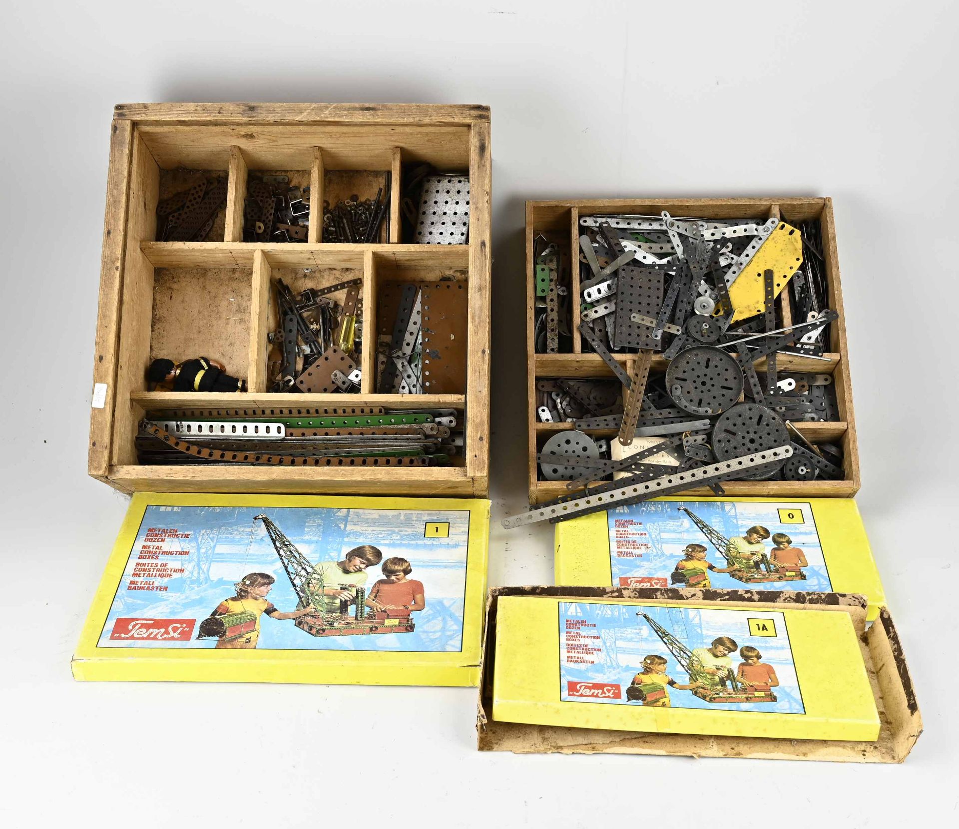 Lot old/antique Meccano