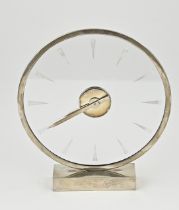 Silver Bauhaus clock